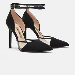 ZARA BLK STYLISH PUMP. SZ 6.5 NWT!